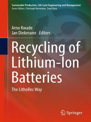 cover image of Recycling of Lithium-Ion Batteries